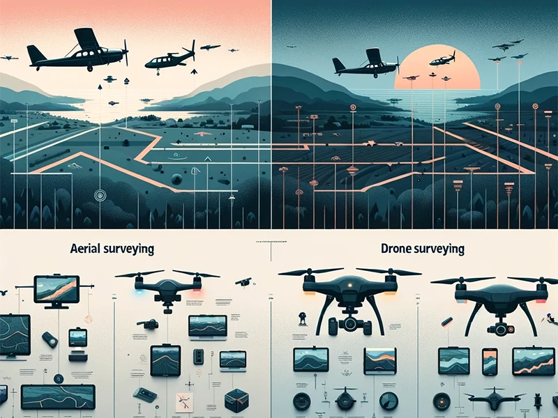 Aerial Surveying Vs. Drone Surveying