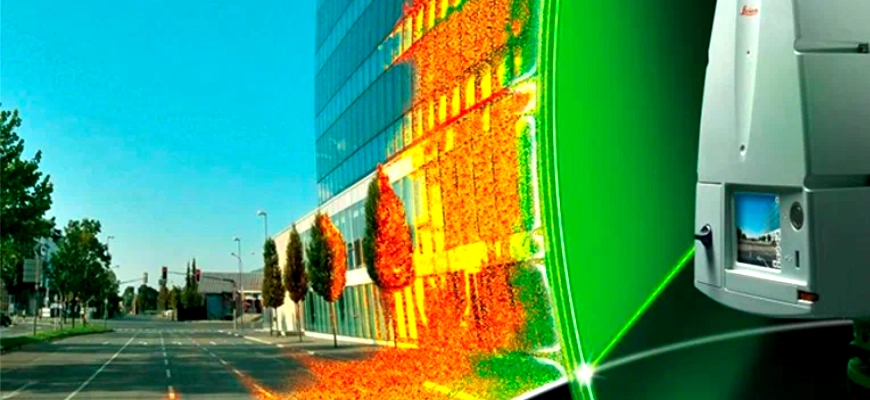 Laser scanner facade survey