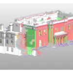 Point cloud into drawing of a residential property in Liverpool