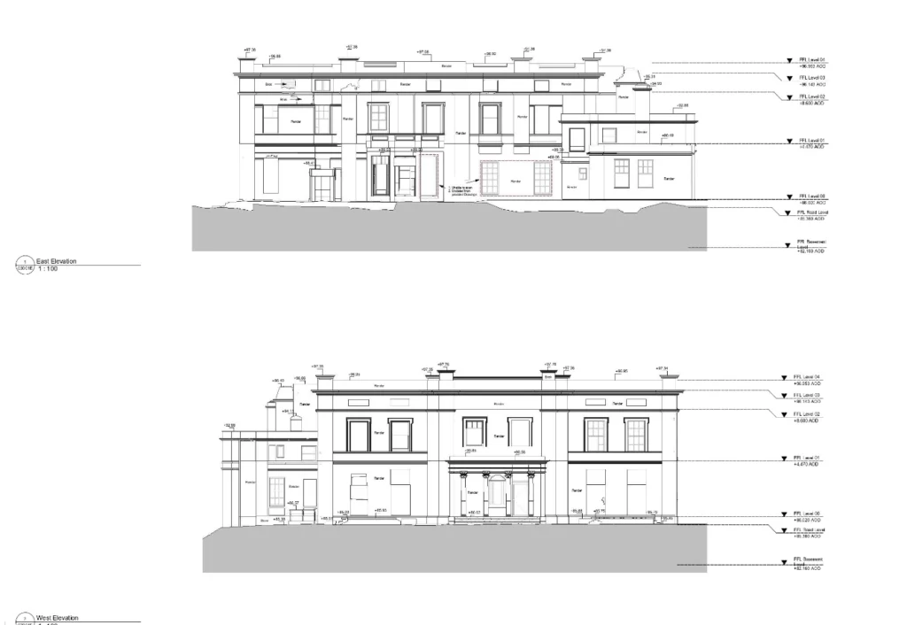 Elevation of residential property in Liverpool