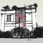 Wall point cloud of residential property in Liverpool