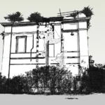 Wall Point Cloud of residential property in Liverpool